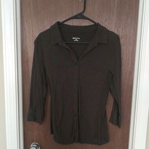 Merona Green Button Down